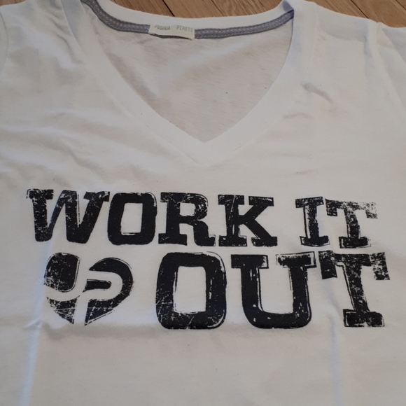 JOSHUA PERETS black tee with black writtings - Picture 3 of 4